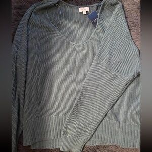 Lucky Brand Women’s NEW Sweater Size Large or XL New with tags Green